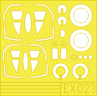 Eduard EX023 1:48 Douglas A-4E/A-4F Skyhawk canopy and wheels