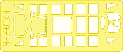 Eduard EX047 1:48 Douglas SBD Dauntless canopy and wheels