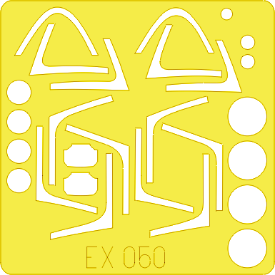 Eduard EX050 1:48 Saab JAS-39 Gripen canopy and wheels