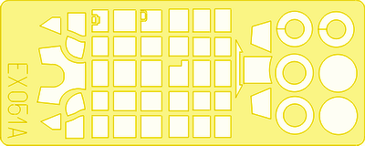 Eduard EX051 1:48 Messerschmitt Bf-110G canopy and wheels