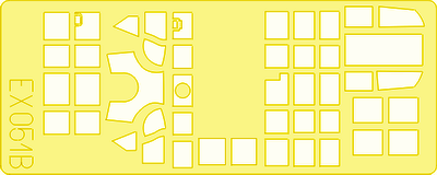 Eduard EX051 1:48 Messerschmitt Bf-110G canopy and wheels