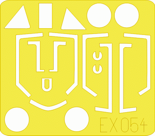 Eduard EX054 1:48 Focke-Wulf Fw-190A/Fw-190F canopy and wheels
