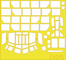 Eduard EX070 1:48 Junkers Ju-52/3m canopy