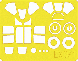 Eduard EX071 1:48 Grumman F6F Hellcat canopy and wheels