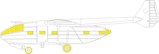 Eduard EX1007 1:48 Gotha Go-244B TFace canopy frame paint mask (inside & outside)