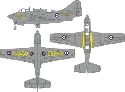 Eduard EX1018 1:48 Fairey Gannet AS.1/AS.4 national & a/c marking