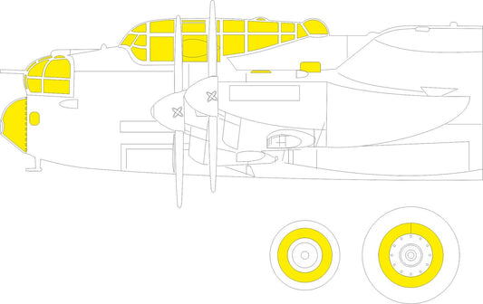 Eduard EX1027 1:48 Avro Lancaster B Mk.III Dambuster 1/48 canopy frame paint mask