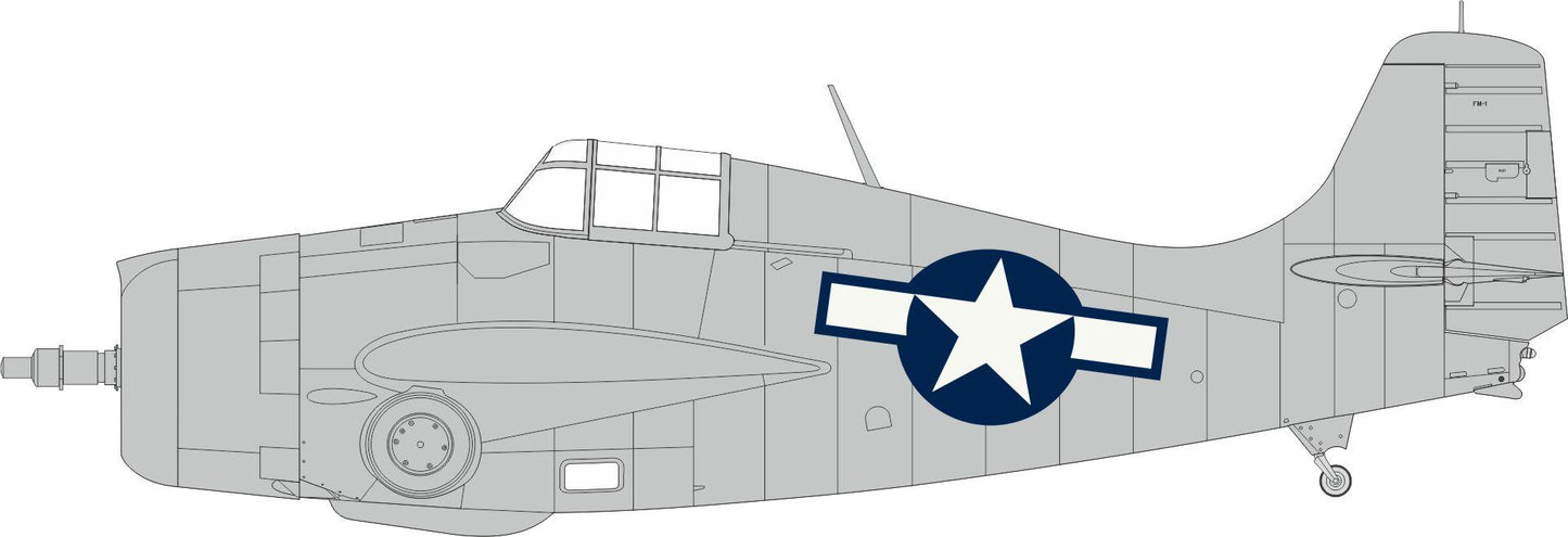 Eduard EX1031 1:48 General-Motors FM-1 Wildcat US national insignia