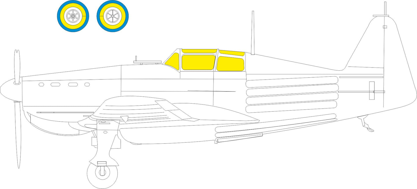 Eduard EX1064 1:48 Morane-Saulnier MS.406C1