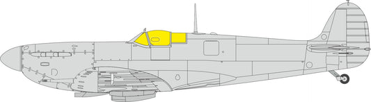 Eduard EX1111 1:48 Supermarine Spitfire Mk.II TFace canopy frame paint mask