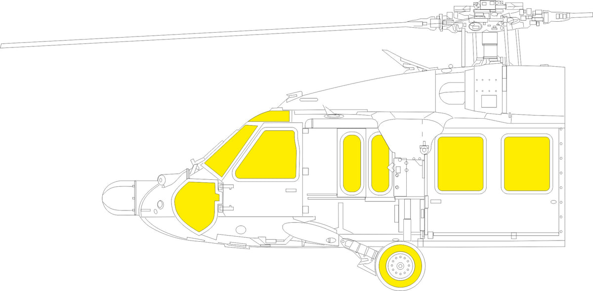 Eduard EDEX1122 1:48 Sikorsky UH-60A TFace