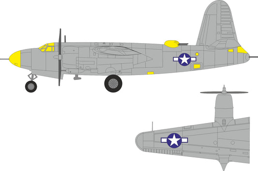 Eduard EX1138 1:48 B-26F Marauder US National Insignia