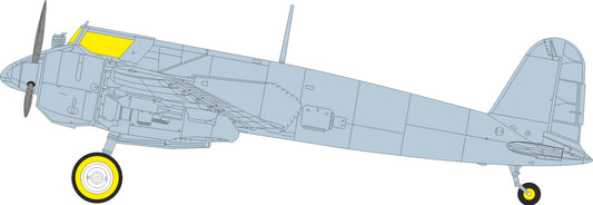 Eduard EX1147 1:48 Henschel Hs-129B TFace canopy frame paint mask
