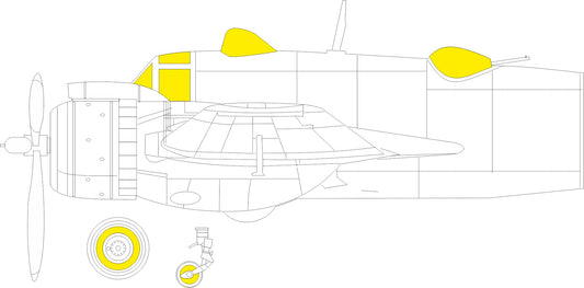 Eduard EX1149 1:48 Bristol Beaufighter Mk.VI TFace canopy frame paint mask