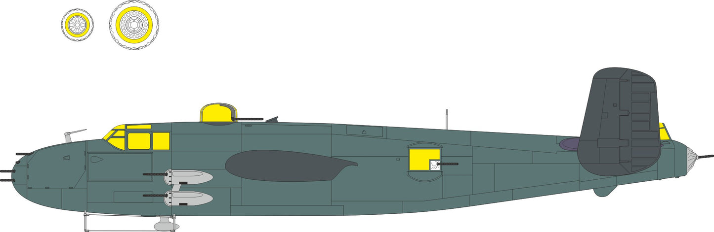 Eduard EX1165 1:48 STRAFER / North-American B-25J MITCHELL. TFace canopy frame paint mask