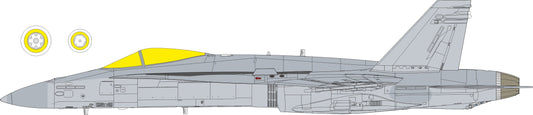 Eduard EX1179 1:48 Lockheed-Martin F/A-18C TFace Canopy Frame Paint Mask (inside & outside)