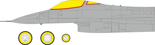 Eduard EX1180 1:48 Lockheed-Martin F-16CJ Block 50 TFace Canopy Frame Paint Mask (inside & outside)