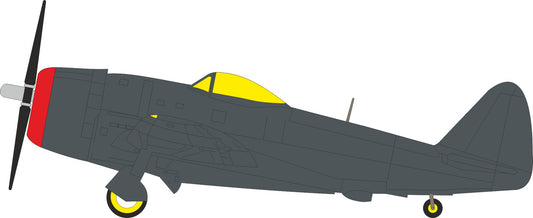 Eduard EX1181 1:48 Republic P-47M TFace Canopy Frame Paint Mask (inside & outside)