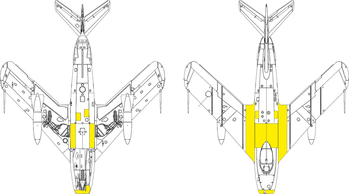 Eduard EX1192 1:48 Mikoyan MiG-17F Surface Panels