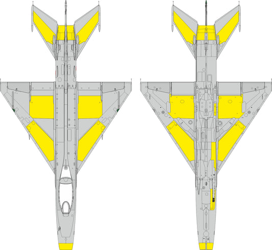 Eduard EX1193 1:48 Mikoyan MiG-21F Surface Panels