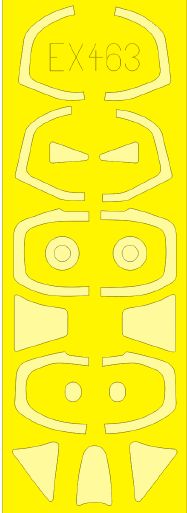 Eduard EX463 1:48 Fouga CM.170 Magister