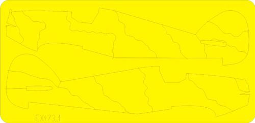 Eduard EX473 1:48 Hawker Hurricane Mk.I camouflage pattern paint masks B