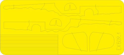 Eduard EX509 1:48 Messerschmitt Bf-109G-6 camouflage pattern paint masks - Mtt