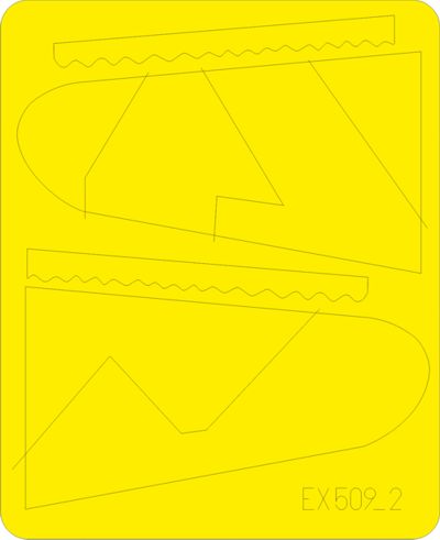 Eduard EX509 1:48 Messerschmitt Bf-109G-6 camouflage pattern paint masks - Mtt