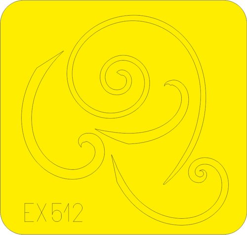 Eduard EX512 1:48 Messerschmitt Bf-109G-6 spinner spirals