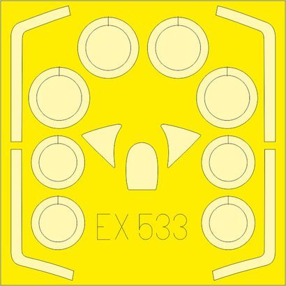 Eduard EX533 1:48 Lockheed T-33A Early Version