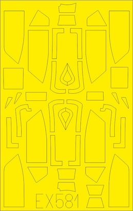 Eduard EX581 1:48 Messerschmitt Bf-109G Erla TFace