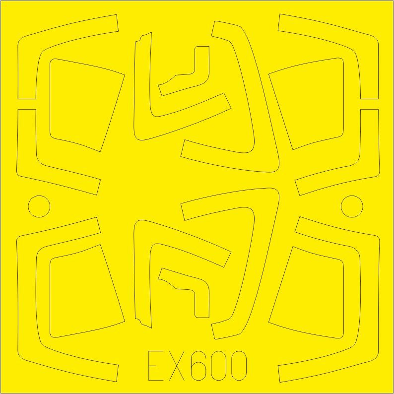 Eduard EX600 1:48 Sukhoi Su-35S Flanker E TFace