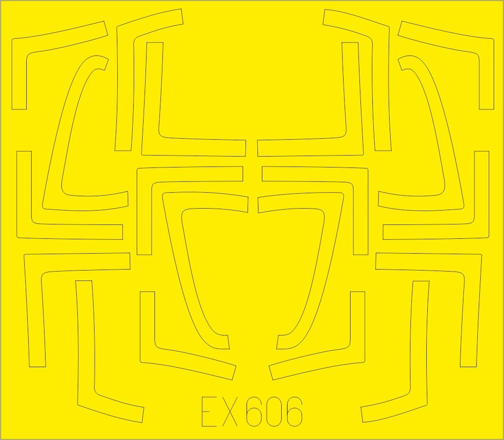 Eduard EX606 1:48 McDonnell-Douglas F/A-18B/D Hornet TFace