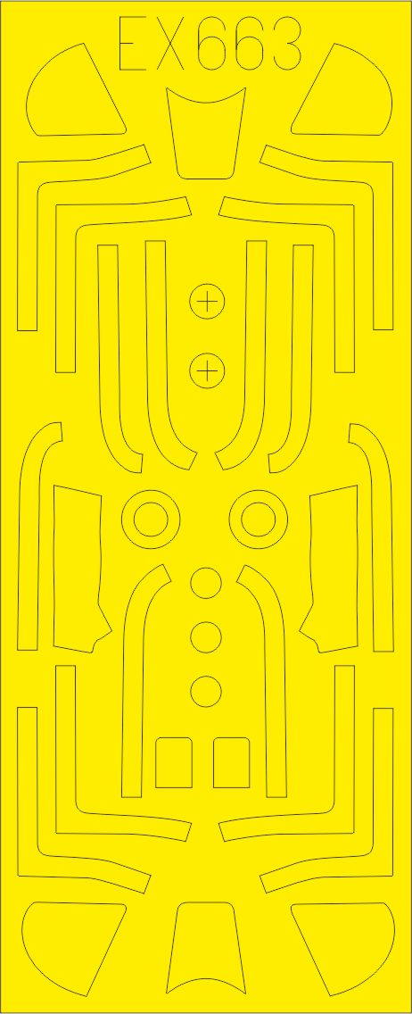 Eduard EX663 1:48 North-American P-51D-5 Mustang TFace