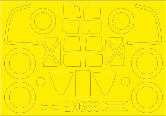 Eduard EX666 1:48 Lockheed P-38F/G Lightning