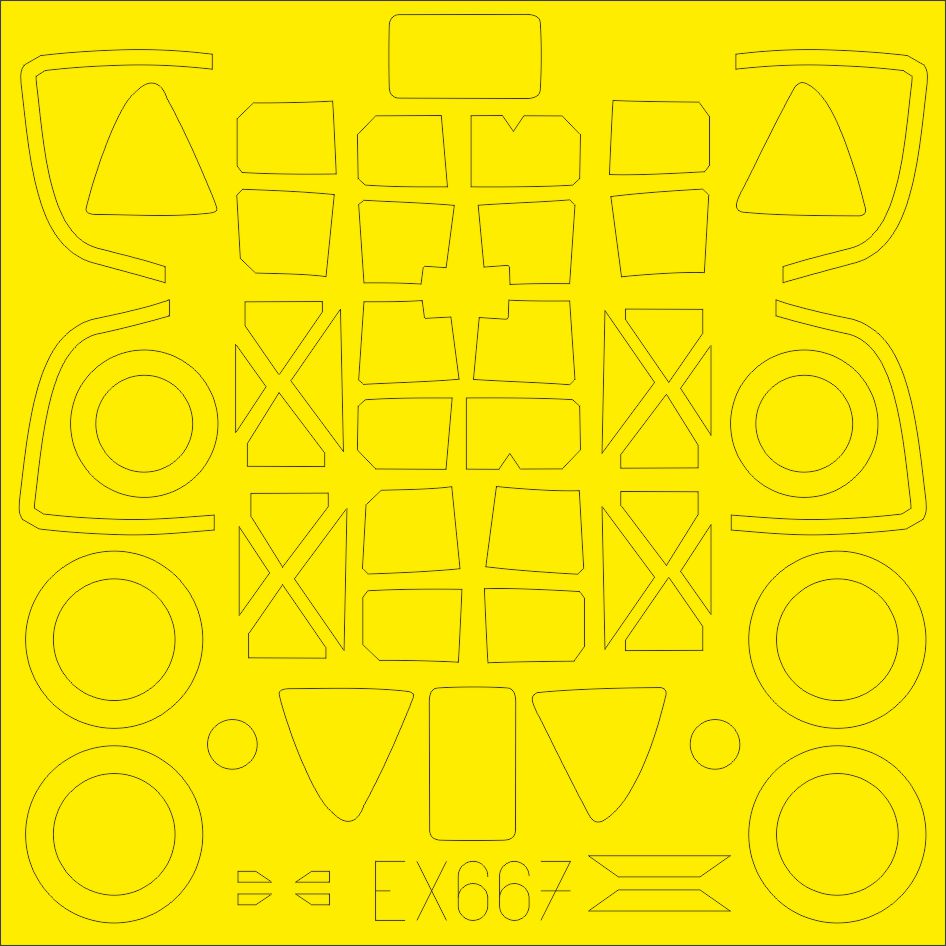 Eduard EX667 1:48 Lockheed P-38F/G Lightning TFace