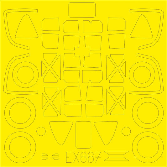 Eduard EX667 1:48 Lockheed P-38F/G Lightning TFace