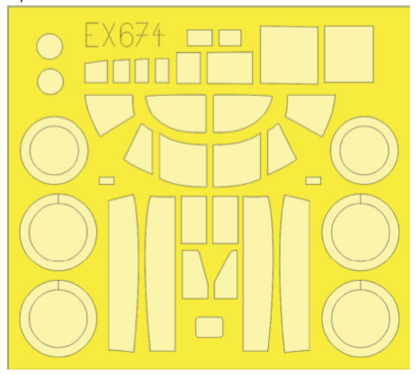 Eduard EX674 1:48 Douglas B-26B-50 Invader for ICM