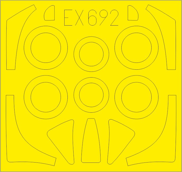 Eduard EX692 1:48 North-American FJ-2 Fury