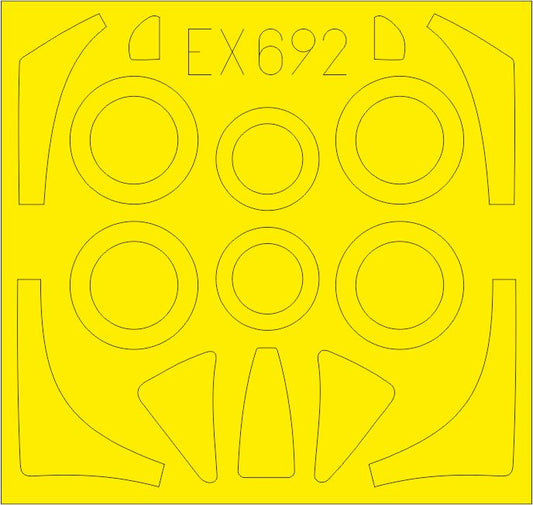 Eduard EX692 1:48 North-American FJ-2 Fury