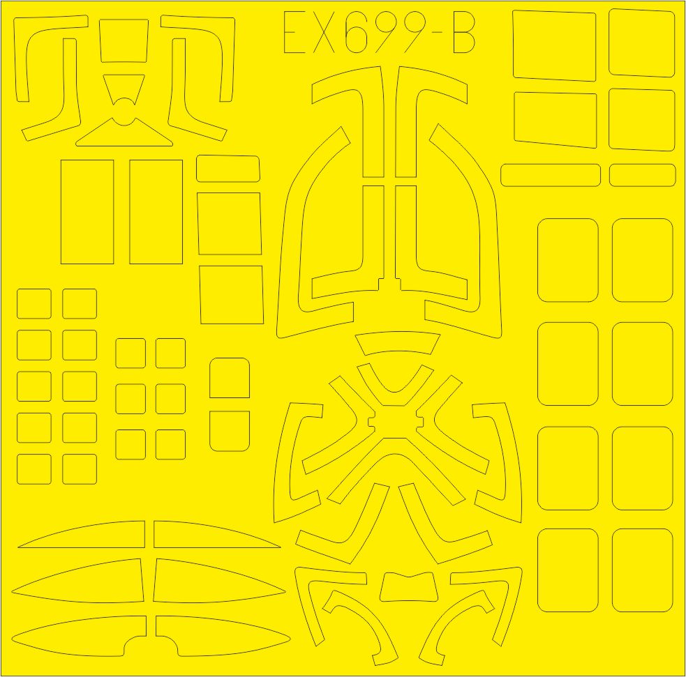 Eduard EX699 1:48 Heinkel He-111Z 'Zwilling' TFace