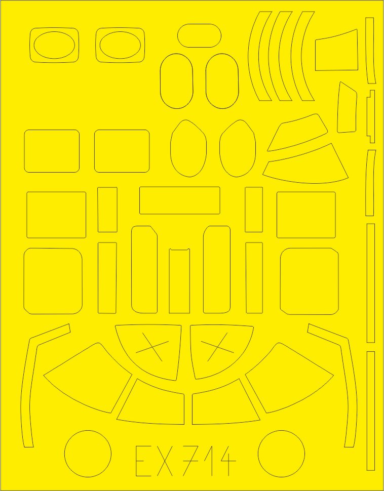 Eduard EX714 1:48 North-American B-25D Mitchell
