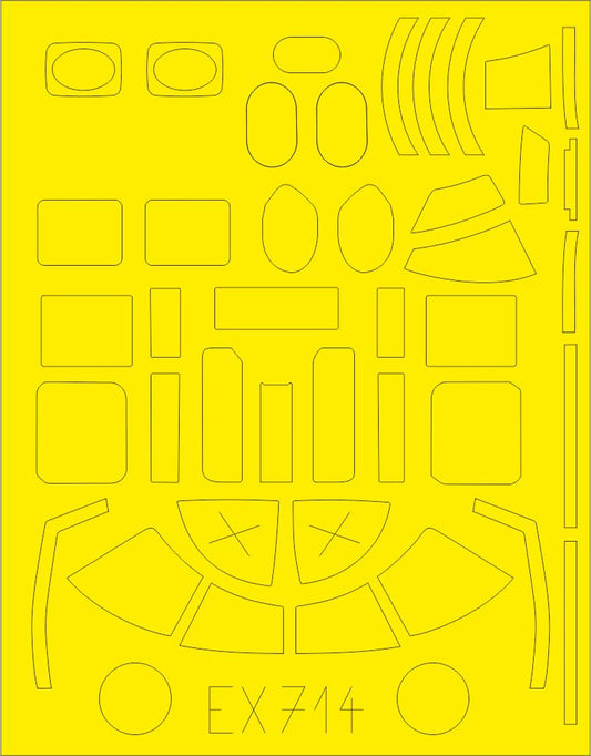 Eduard EX714 1:48 North-American B-25D Mitchell