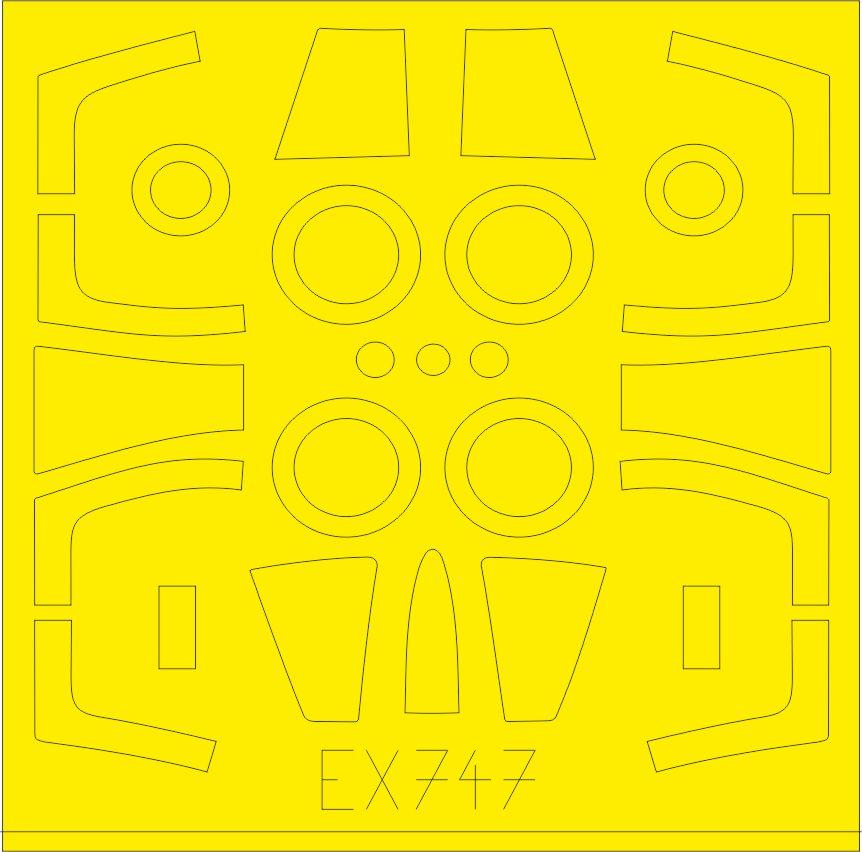 Eduard EX747 1:48 Lockheed F-104DJ Starfighter