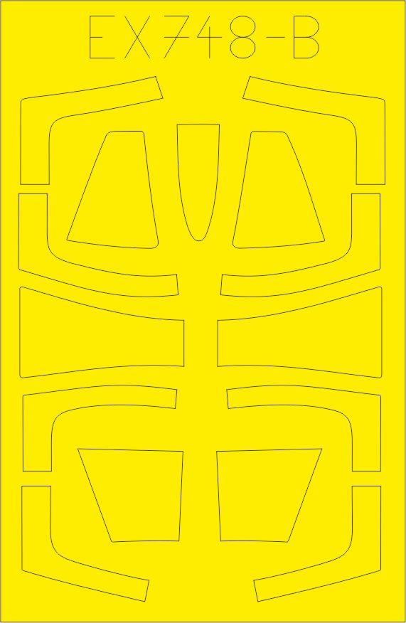 Eduard EX748 1:48 Lockheed F-104DJ Starfighter TFace