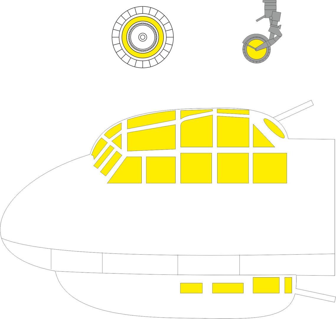 Eduard EX760 1:48 Junkers Ju-88C-6 TFace