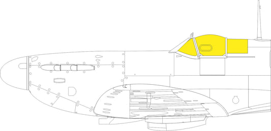 Eduard EX797 1:48 Supermarine Spitfire Mk.V TFace (interior and exterior canopy masks)