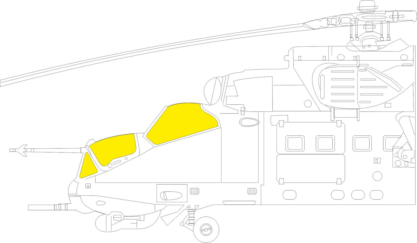 Eduard EX798 1:48 MiL Mi-24P for Zvezda