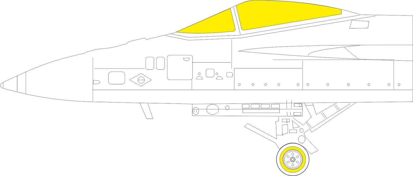 Eduard EX811 1:48 F/A-18E Super Hornet to be used with Hobby Boss