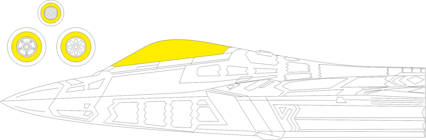 Eduard EX853 1:48 Lockheed-Martin F-22A TFace